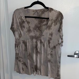 Short sleeve babydoll top